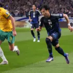 日本対オーストラリア