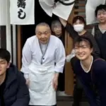 りく りゅう ペア、古平町の港寿しに訪問