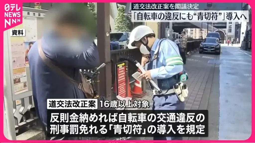 自転車 青切符 — JP news